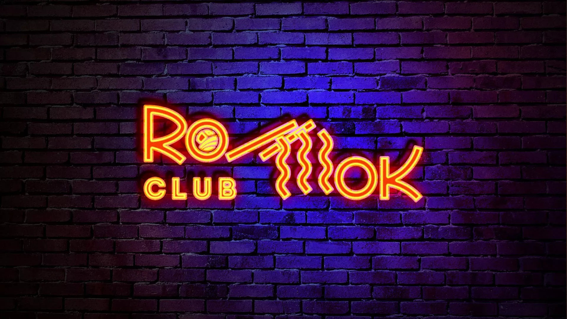 Разработка интерьерной вывески суши-бара «Roll Wok Club» в Грязях