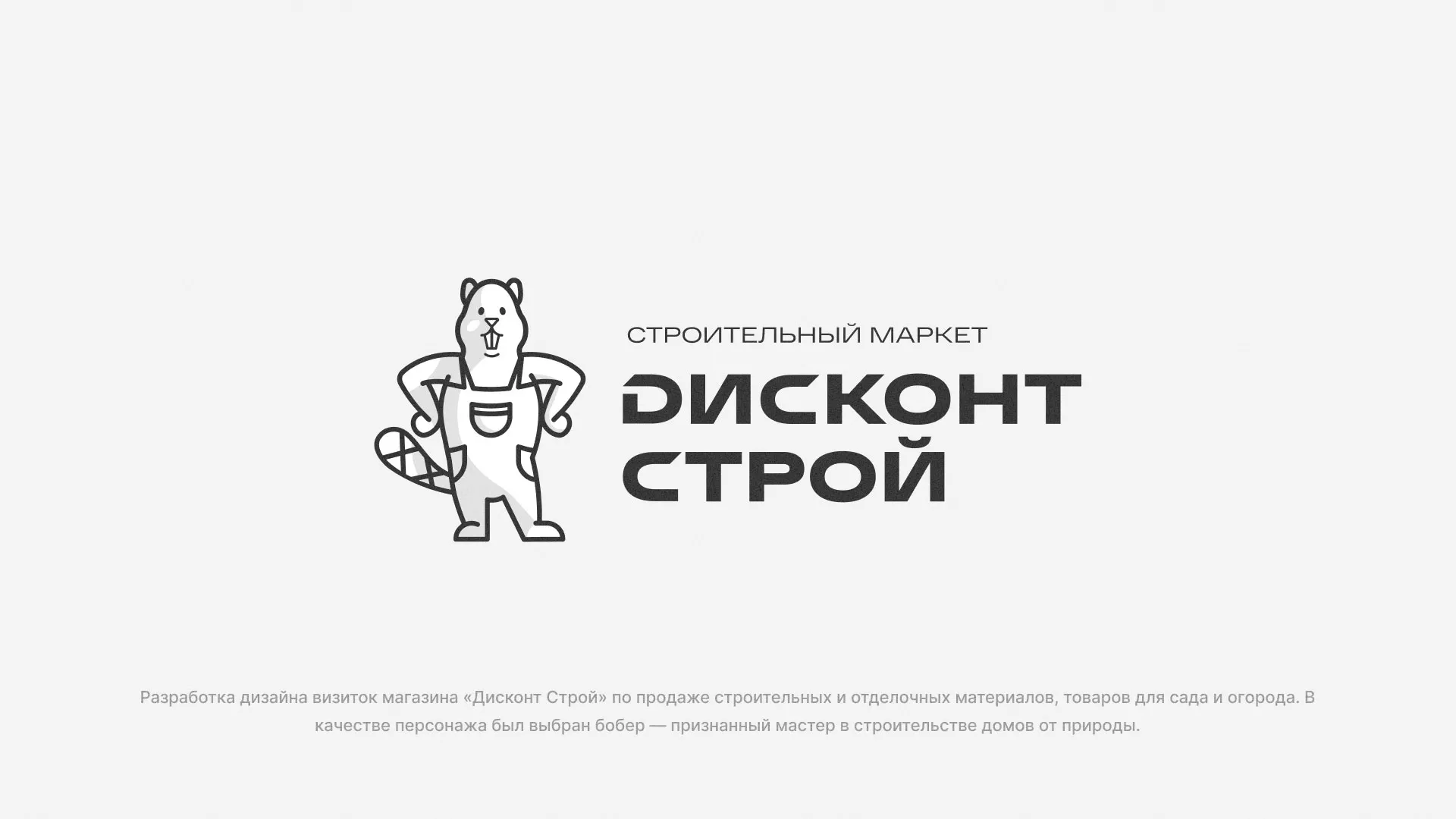 Разработка дизайна визиток магазина «Дисконт Строй» в Грязях