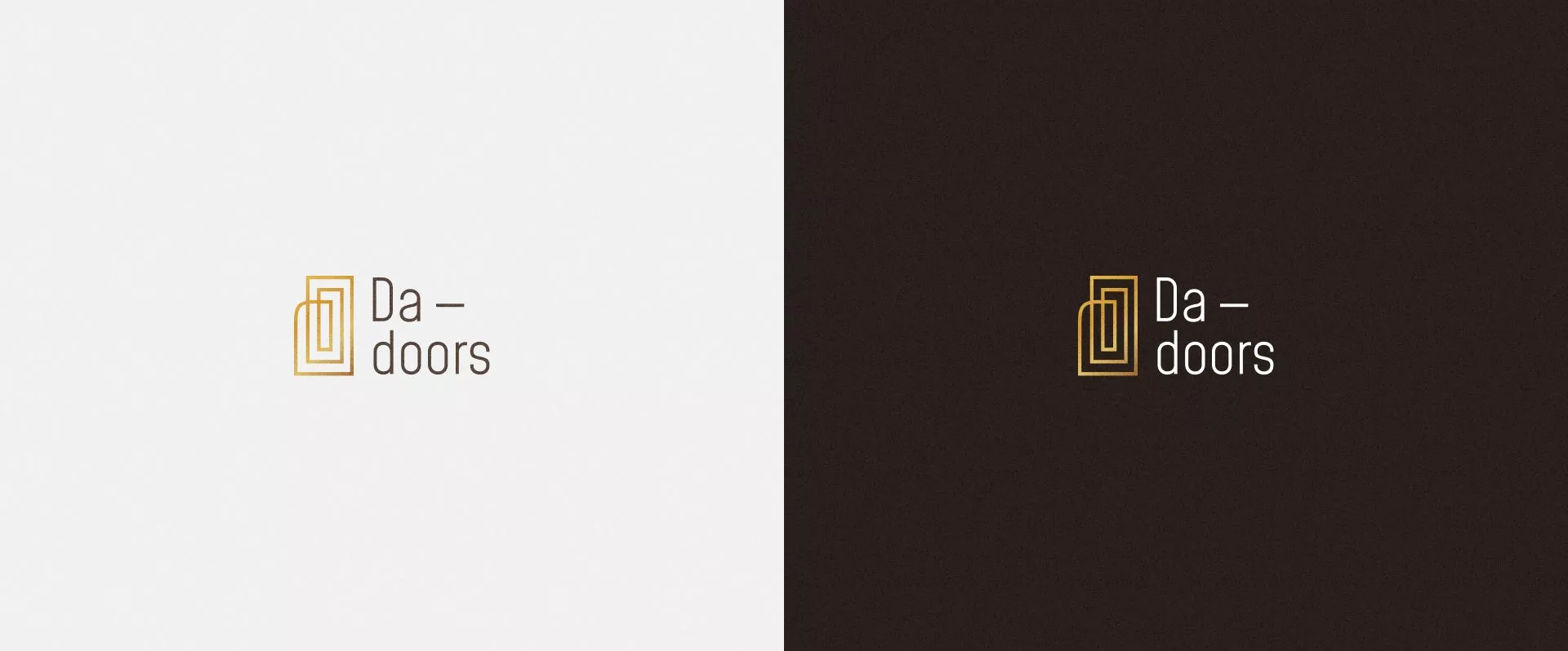 Разработка логотипа для компании «DA-DOORS» в Грязях